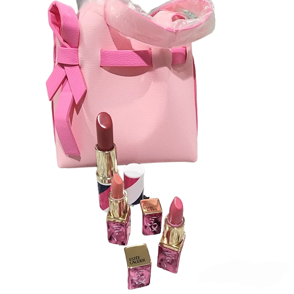 Estée Lauder Pure Color Envy Lipstick 💄 And Cosmetic Bag 🎒 Bundle